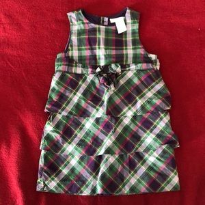 Like new Janie and Jack Plaid Baby dress